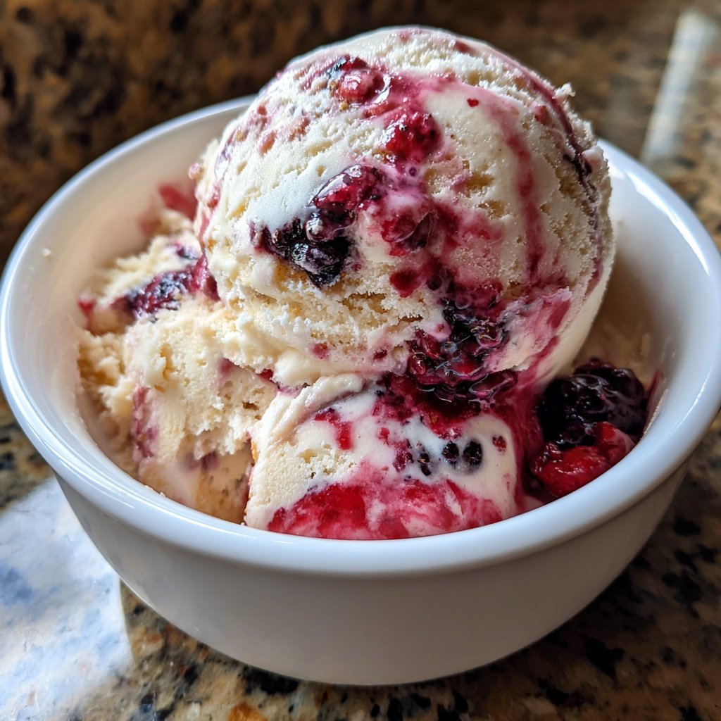 Eis Selber Machen Mit Beerenmix