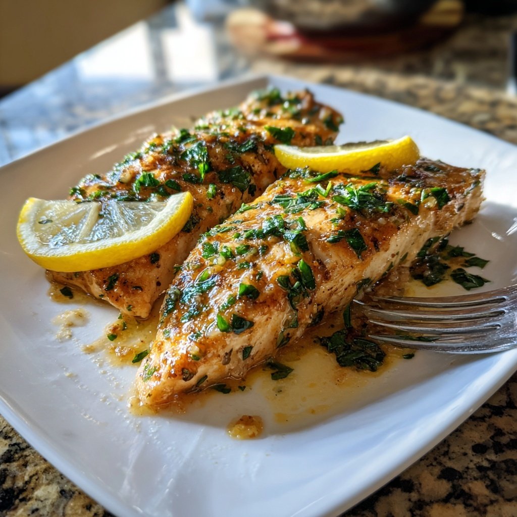 Kalorienarmes Fischgericht