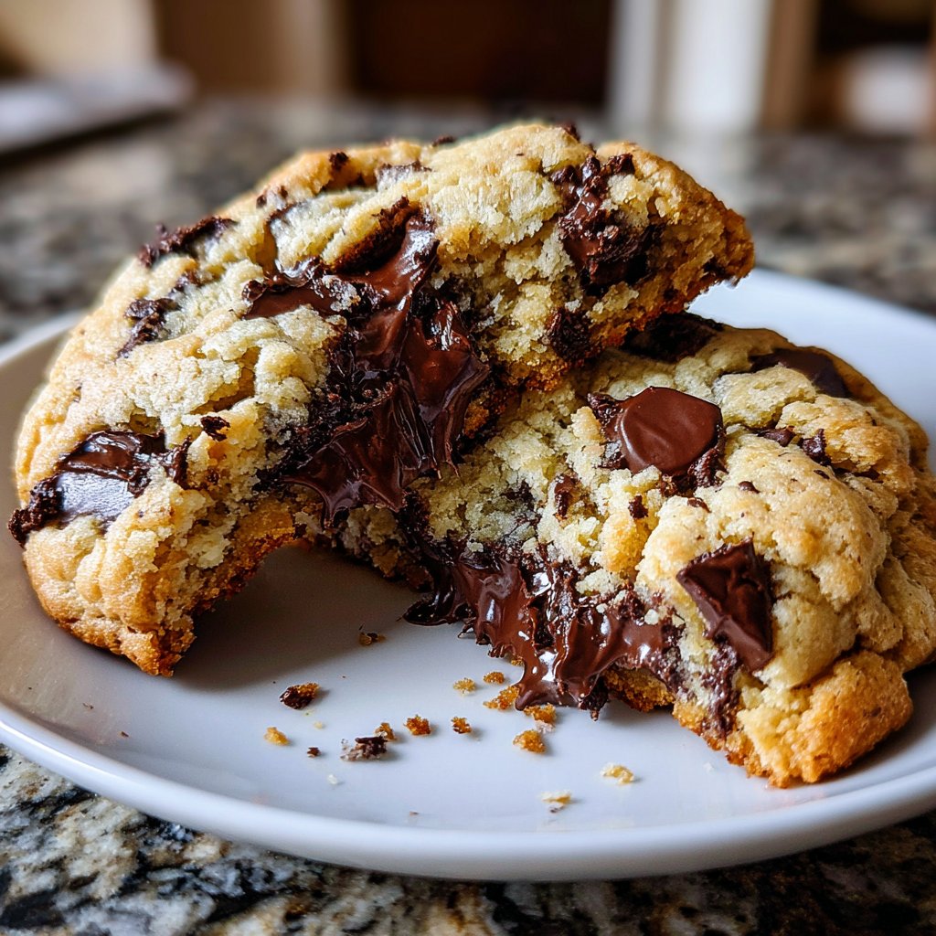 Cookies mit dunkler Schokolade