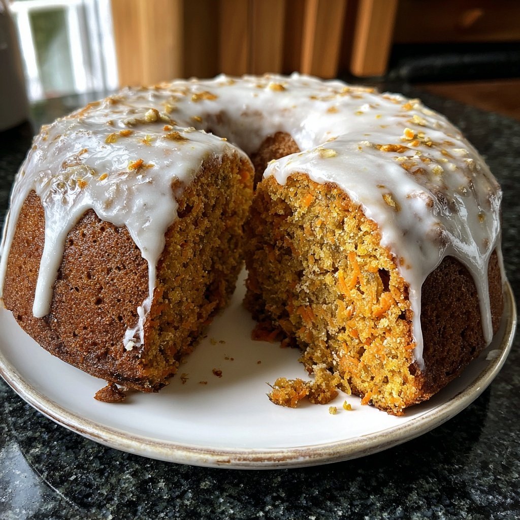 Karottenkuchen Mit Zimt Glasur