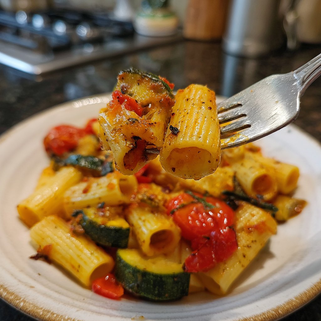 Rigatoni mit Ofengemüse