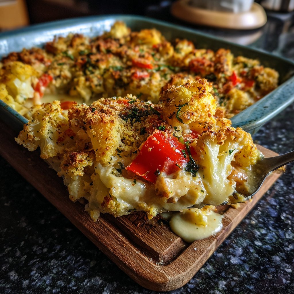 Gemüseauflauf mit Blumenkohl