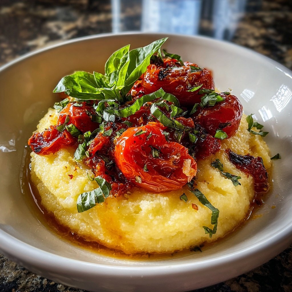 Polenta mit Ofentomaten