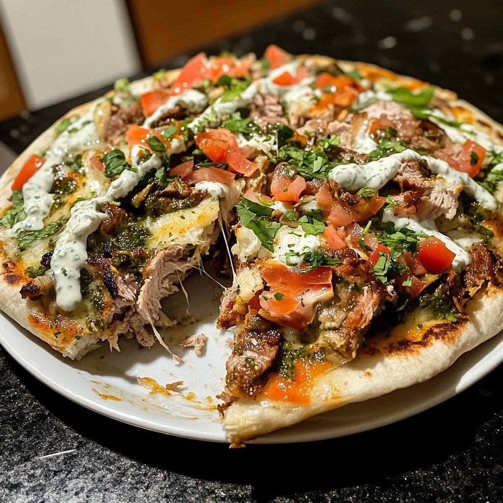 Döner mit Joghurt-Minze-Sauce