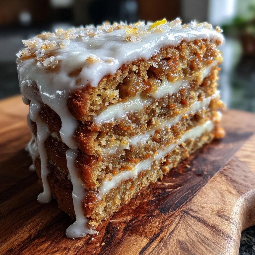 Karottenkuchen Mit Frischkäse Zitronen Creme