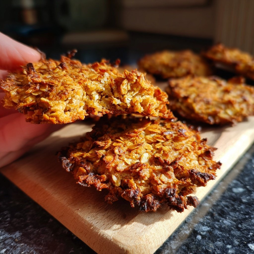 Knusprige Haferflocken Kekse – gesund & ohne Zucker