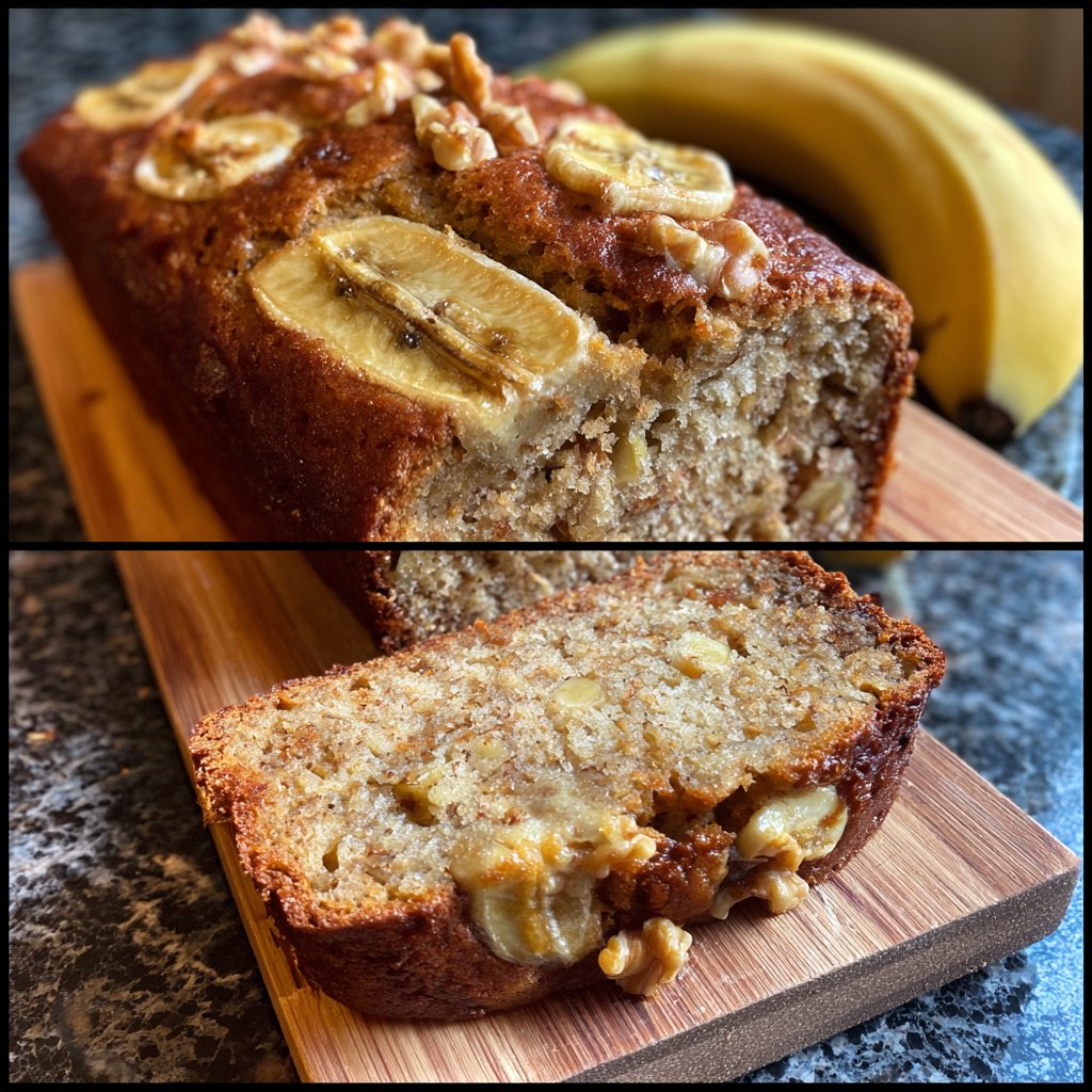 Klassisches Bananenbrot