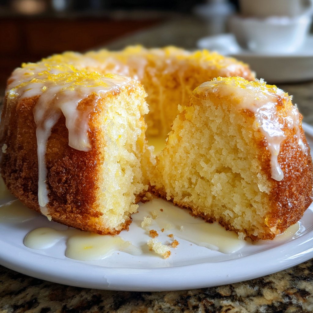 Zitronenkuchen mit Kokosmehl