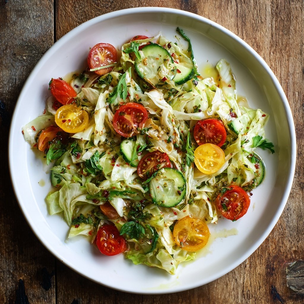 Salat Zum Grillen Mit Weißkohl