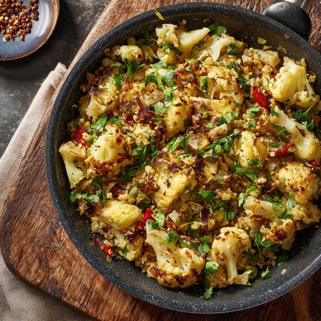 Blumenkohl Reis Pfanne