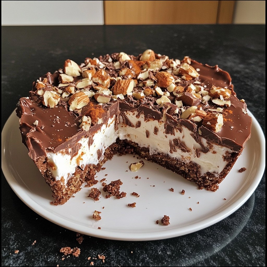 Joghurt-Weihnachts-Schokoriegel