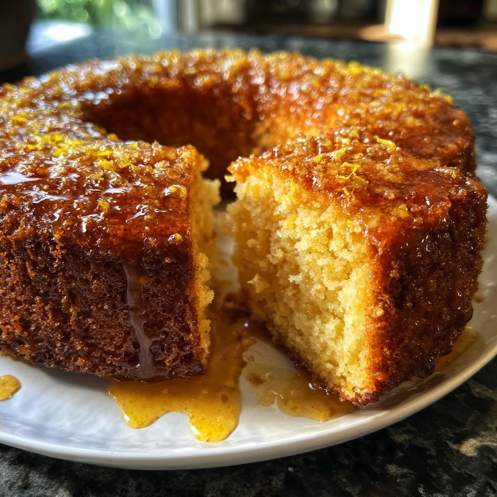 Zitronenkuchen mit Olivenöl