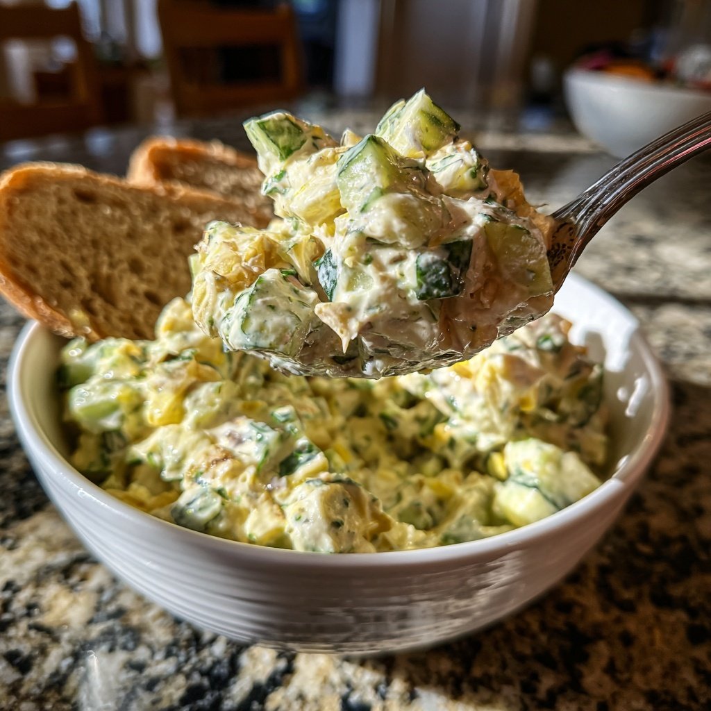Schnell & Einfach 10-Minuten-Eiersalat mit Joghurt