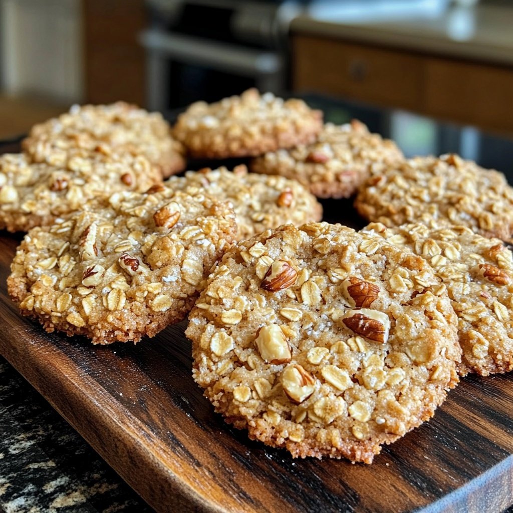 Haferflocken-Walnuss-Plätzchen