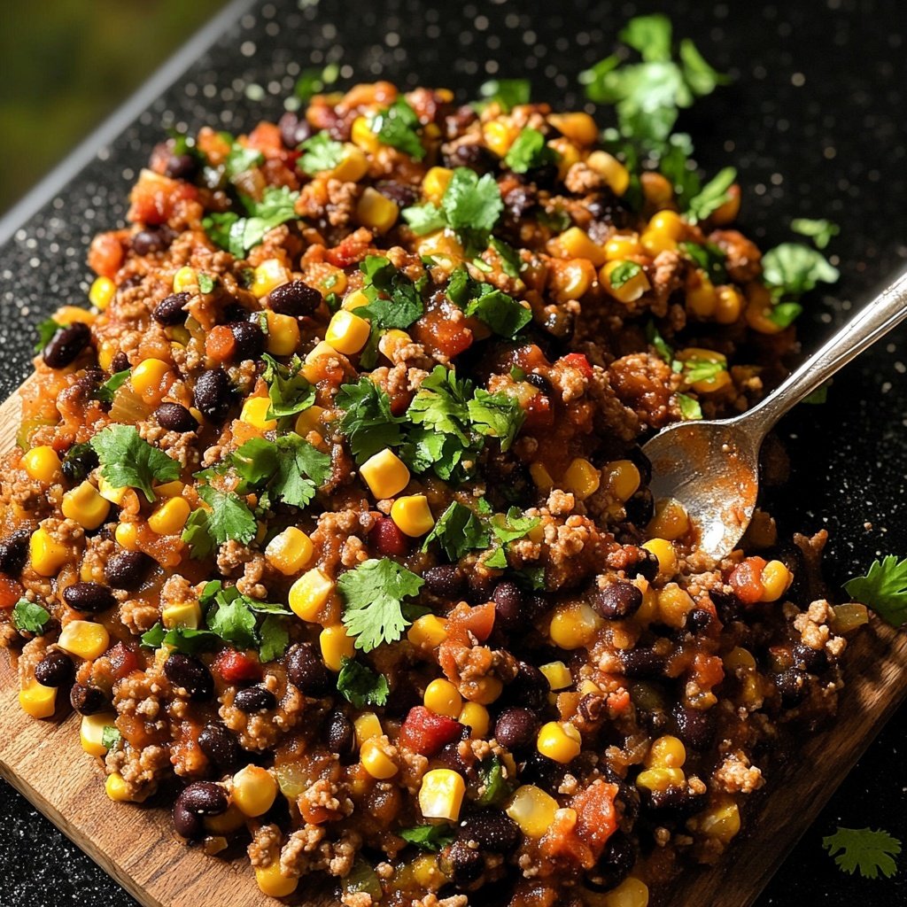 Chili sin Carne mit Mais