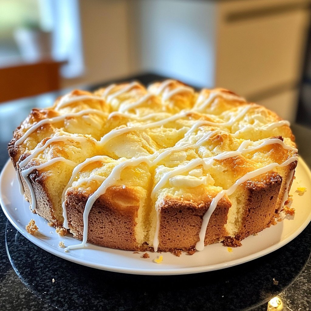 Zitronenkuchen mit Magerquark