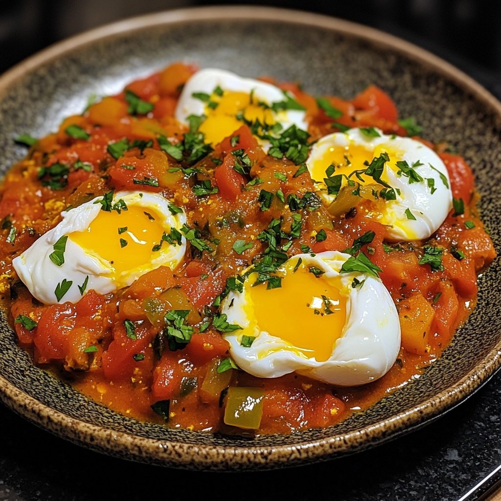 Shakshuka mit Knoblauch
